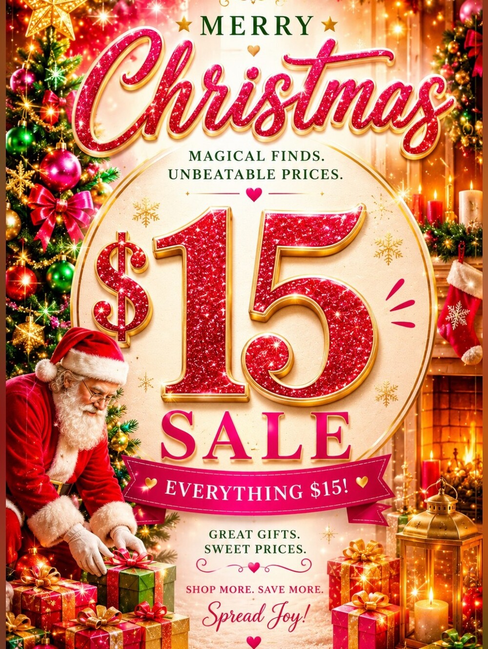$15 Sale - Assorted Christmas styles